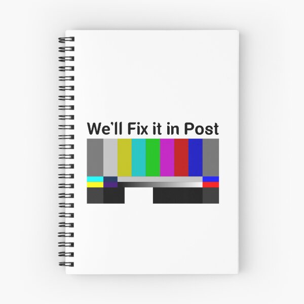 Item preview, SMPTE Standard Definition Television Color Bars We'll Fix it in Post slim fit designed and sold by Mr Wolf.