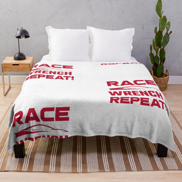 Item preview, Race Wrench Repeat Red Cartoon Supercar designed and sold by Mustard Prophet.