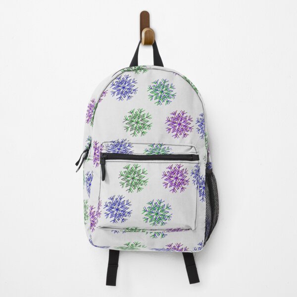 Item preview, 3D style clear multicolored snowflakes designed and sold by BV-creas.