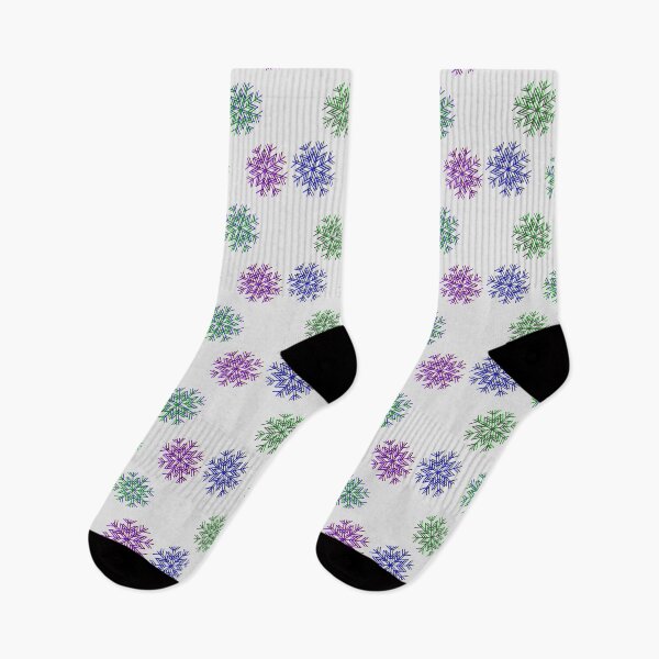 Item preview, 3D style clear multicolored snowflakes designed and sold by BV-creas.