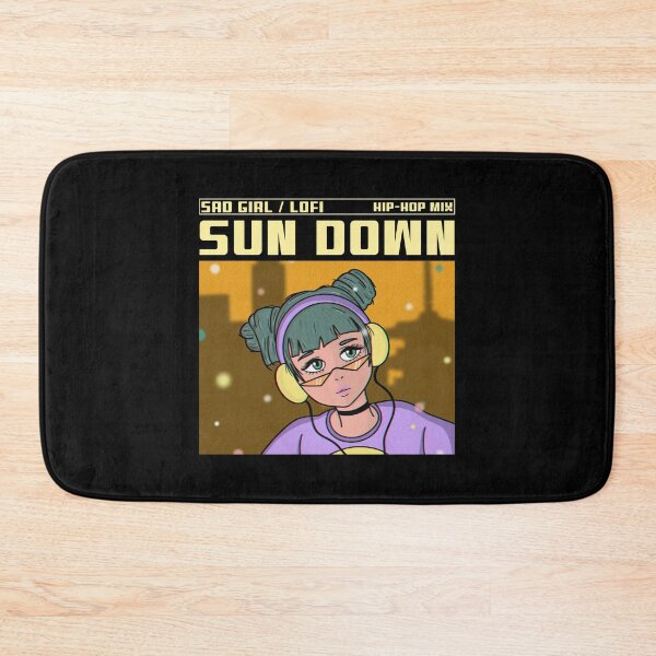 Item preview, Lo Fi Anime Girl Album Cover Sad Girl Hip Hop Mix designed and sold by Kawalicious.