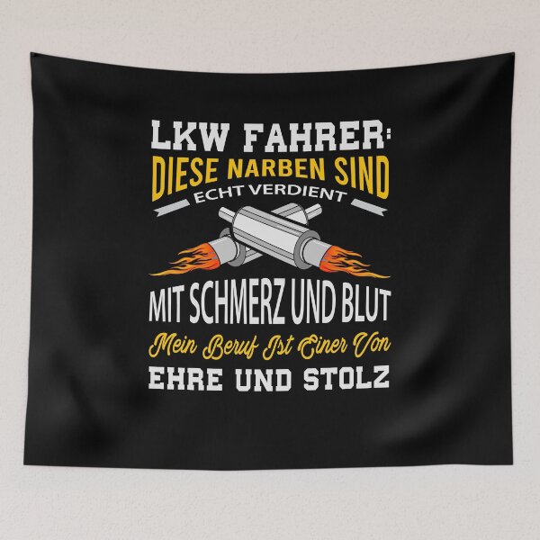 Item preview, Truck driver profession of honor and pride gift idea man designed and sold by PlatonisDesign.