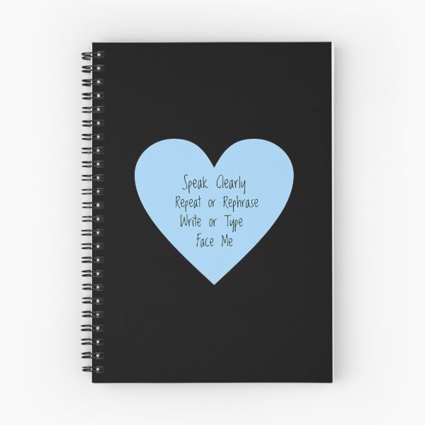 Item preview, Heart Sticky Note Style Communication Aids Mask for Disability Education  designed and sold by Jenny Meehan Art Prints and Patterns  .
