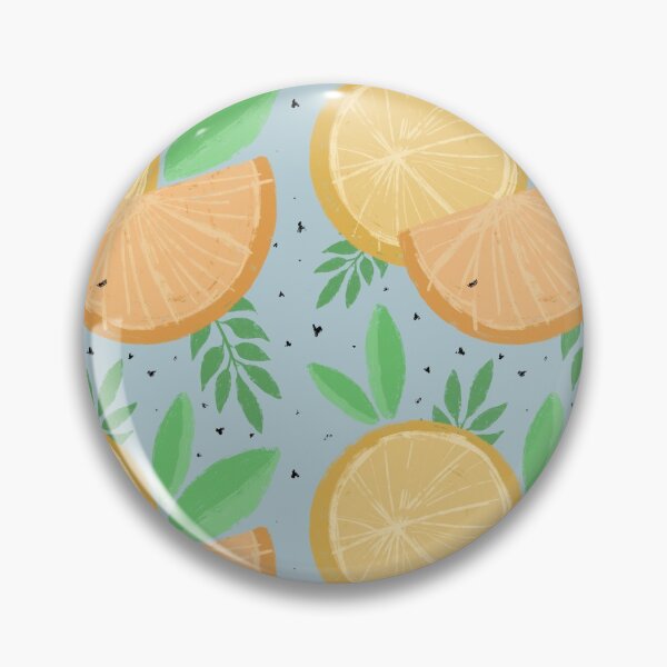 Item preview, Lemons and oranges pattern  designed and sold by Oodles of  Doodles.