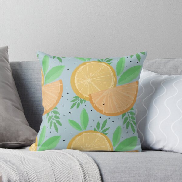 Artikelvorschau, Zitronen und Orangen Muster entworfen und verkauft von Oodles of  Doodles.
