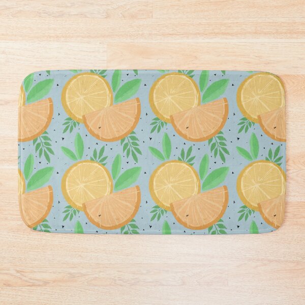 Item preview, Lemons and oranges pattern  designed and sold by Oodles of  Doodles.