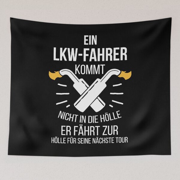 Item preview, Truck driver won't go to hell gift husband friend designed and sold by PlatonisDesign.