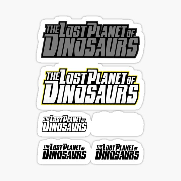 The Lost Planet of Dinosaurs Stickers Sticker