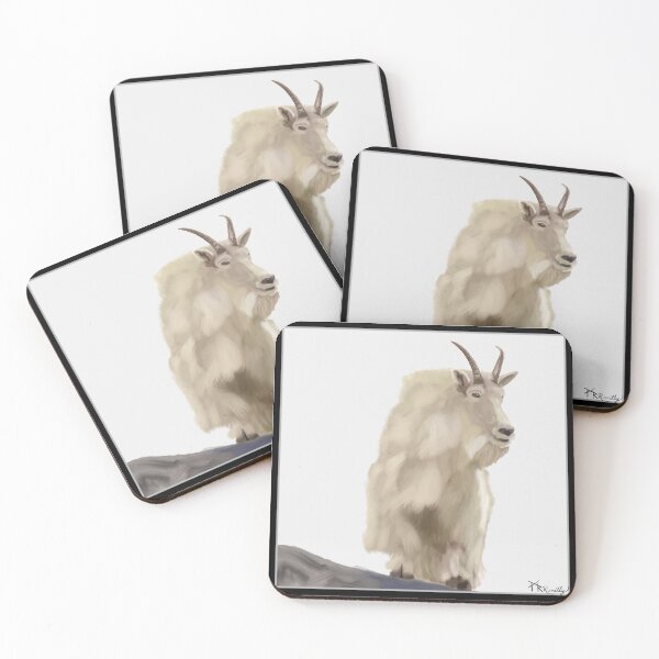 Item preview, Mountain Goat portrait designed and sold by Deromilly.