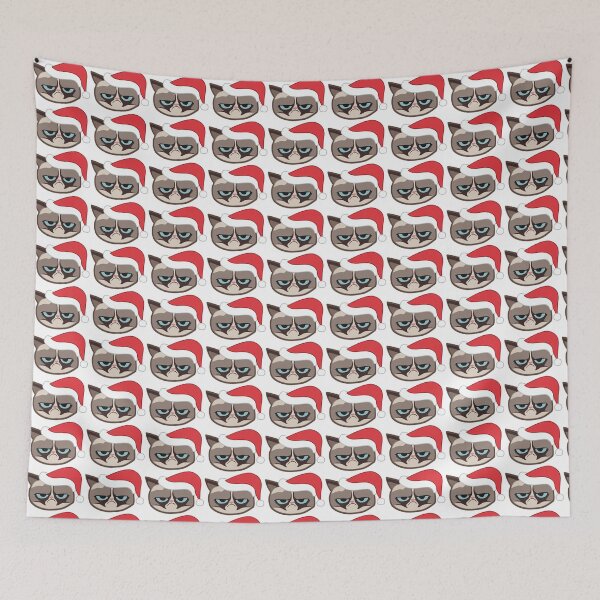 Item preview, Grumpy Cat Santa designed and sold by kenitrabenjamin.