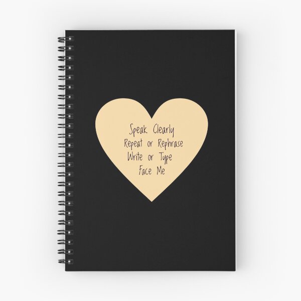 Item preview, Heart Sticky Note Style Communication Aids Mask for Disability Education  designed and sold by Jenny Meehan Art Prints and Patterns  .