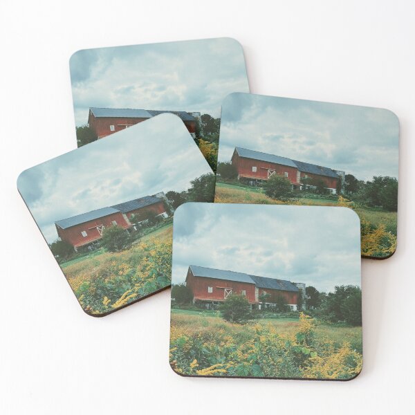 Item preview, Goldenrods and Red Barn designed and sold by Wildwood Flower Photography Co. by Tamara Black.
