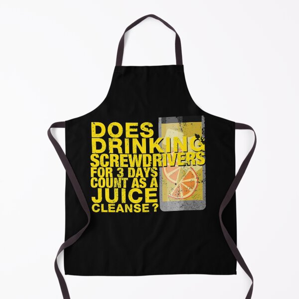 Item preview, Does drinking screwdrivers for 3 days count as a juice cleanse? designed and sold by Gold Wings Tees.