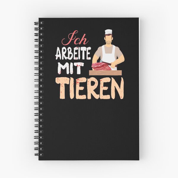 Artikelvorschau, Ich Arbeite Mit Tieren Lustiges Geschenk Fleischer Metzger entworfen und verkauft von PlatonisDesign.