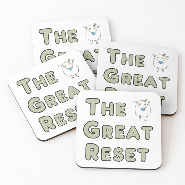Item preview, The Great Reset Sheep designed and sold by Mark-Ewbie.