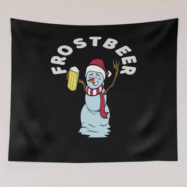Item preview, Snowman Frostberry Beer Drinking Snowman designed and sold by Tomsens.