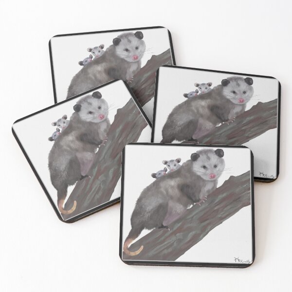 Item preview, Opossum portrait designed and sold by Deromilly.
