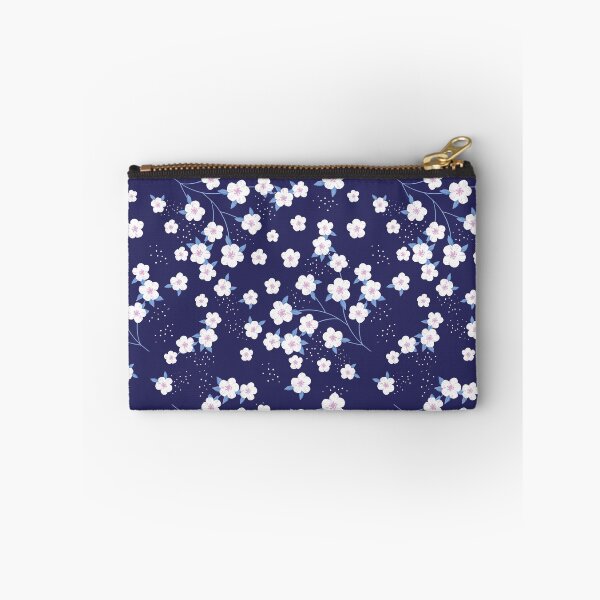 Item preview, Sweet summer blossoms dark blue designed and sold by Katbydesign.