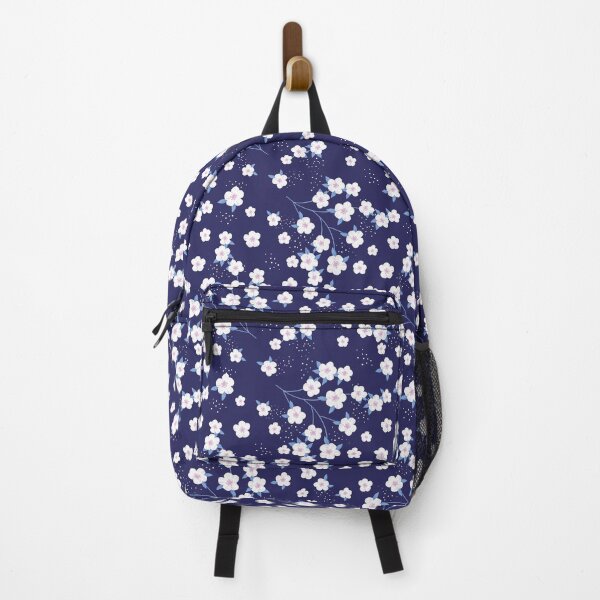 Item preview, Sweet summer blossoms dark blue designed and sold by Katbydesign.