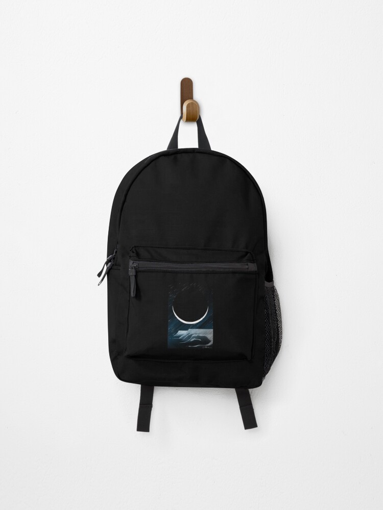 Thumbnail 1 of 3, Backpack, Smiling moon designed and sold by ClaimDesign.