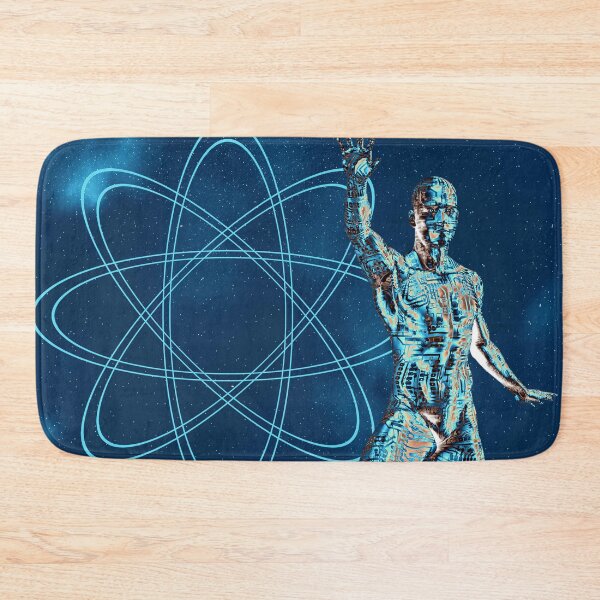 Item preview, Cyborg and atom model designed and sold by rolffimages.