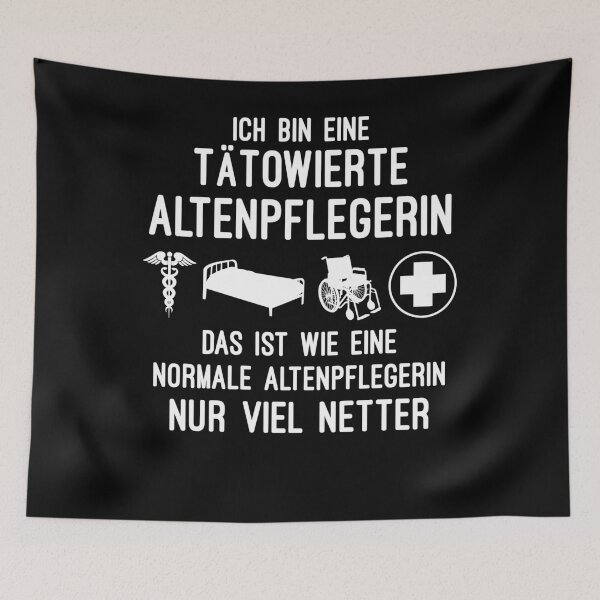 Item preview, Tattooed geriatric nurse gift idea present designed and sold by PlatonisDesign.