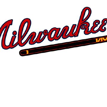Milwaukee Braves Atlanta Throwback logo Circle Logo Decal Sticker 5 si