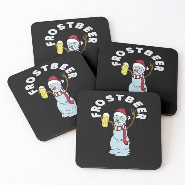 Item preview, Snowman Frostbeer Design Beer Drinking Snowman  designed and sold by Tomsens.