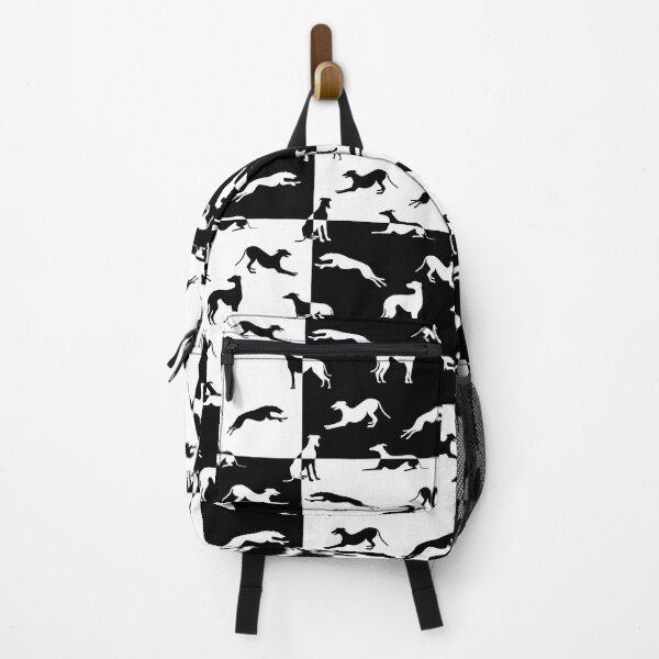 Item preview, Greyhound Black White Silhouette Check designed and sold by GreytGraphicals.