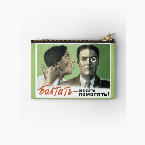 Item preview, Blabbing Is Helping The Enemy - Soviet Propaganda designed and sold by warishellstore.
