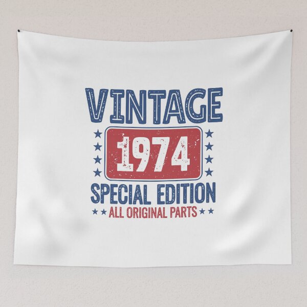 Item preview, 47th Birthday Gift - Vintage 1974 Special Edition All Original Parts Distressed designed and sold by Go-Fun.