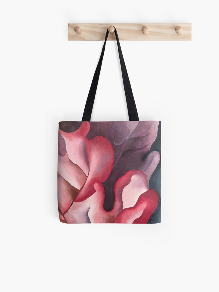 Thumbnail 1 of 2, Tote Bag, Flowery Abstract Leaves designed and sold by Char Mason.