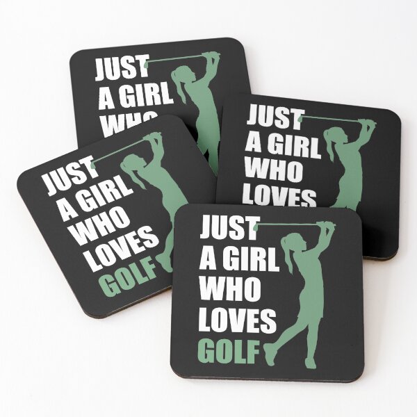 Item preview, Just a girl who loves golf designed and sold by stuff-n-stuff.
