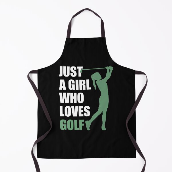 Item preview, Just a girl who loves golf designed and sold by stuff-n-stuff.