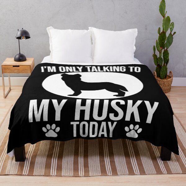 Item preview, funny husky dog gift i m only talking to my husky today designed and sold by alaechamlal.