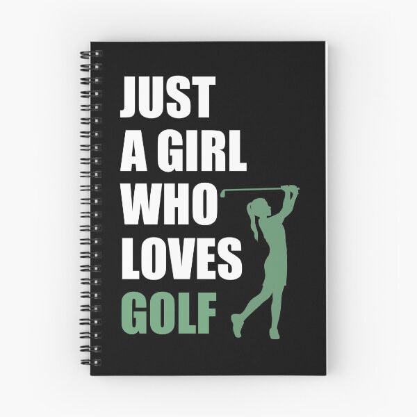 Item preview, Just a girl who loves golf designed and sold by stuff-n-stuff.