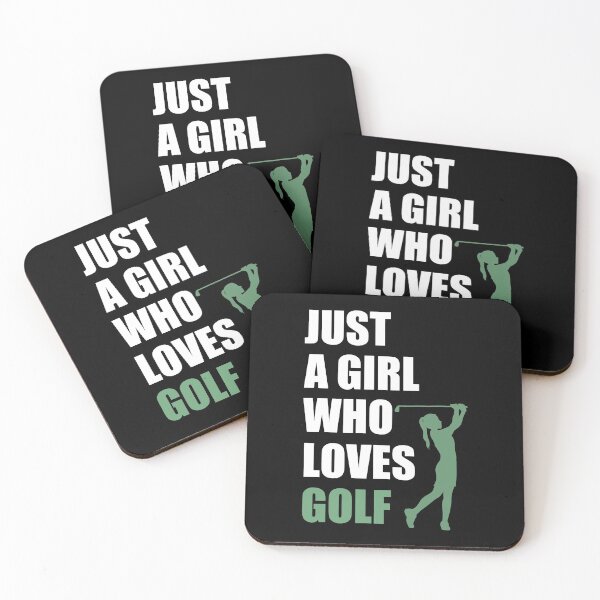 Item preview, Just a girl who loves golf designed and sold by stuff-n-stuff.