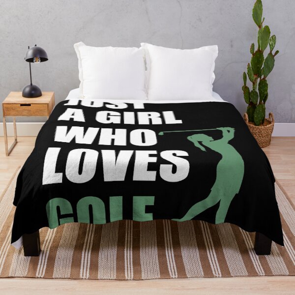 Item preview, Just a girl who loves golf designed and sold by stuff-n-stuff.