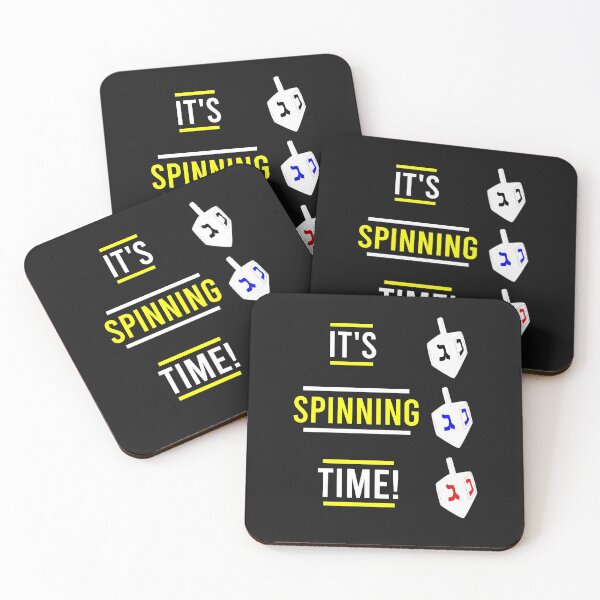 Item preview, It's Spinning Time- Hanukkah Dreidels designed and sold by SharpThreadZ.
