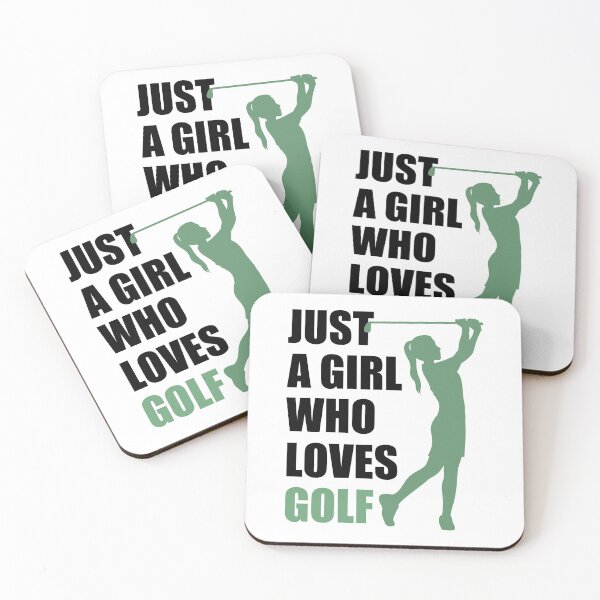 Item preview, Just a girl who loves golf designed and sold by stuff-n-stuff.