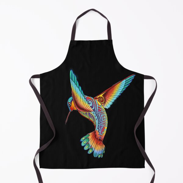 Item preview, Humming Bird with a Native flare - Native American Inspired Hummingbird Illustration - Rainbow Hummingbird designed and sold by Caummon Thread.