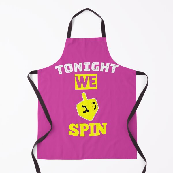 Item preview, Tonight We Spin- Hanukkah Dreidel designed and sold by SharpThreadZ.