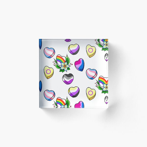 Sweet, Tart, and Kinda Gay ;) Acrylic Block