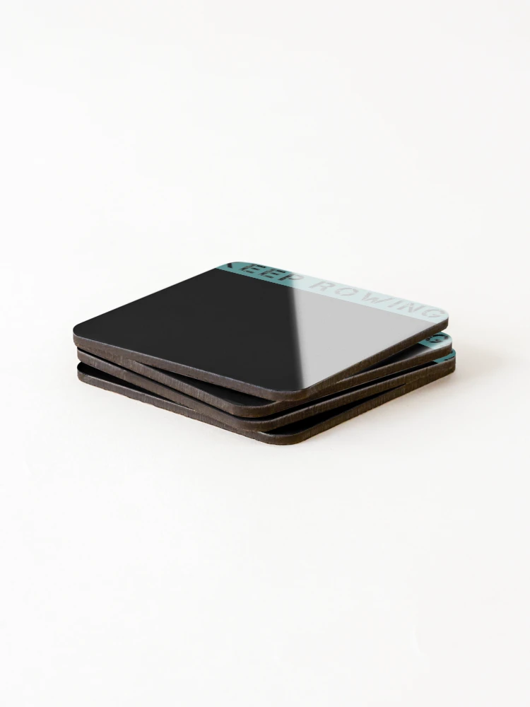Thumbnail 4 of 5, Coasters (Set of 4), Keep rowing designed and sold by teemey.