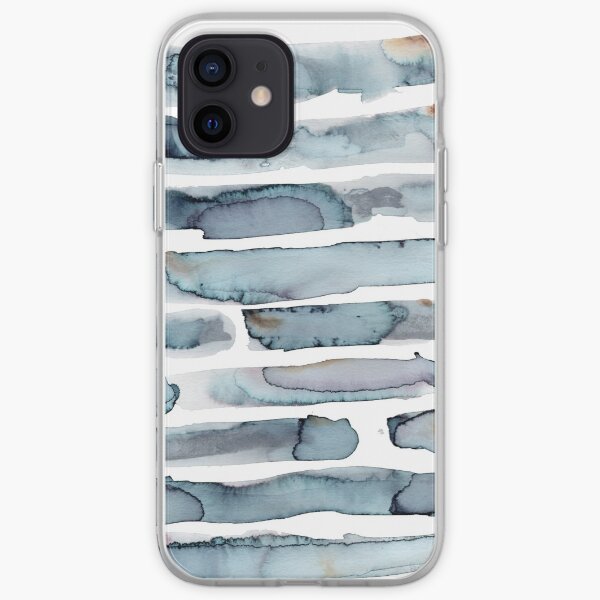 Neutral Stripes & Watermarks iPhone Soft Case