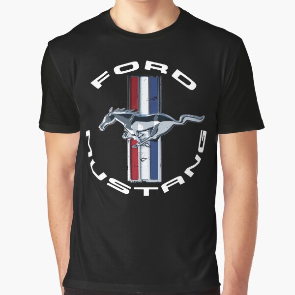 Ford Mustang Vintage Logo usedlook Grafik T-Shirt