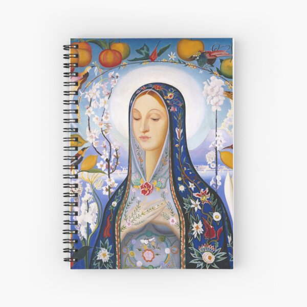 Vista previa del artículo con la obra «La Virgen de Joseph Stella», diseñado y vendido por Rusticoteque.