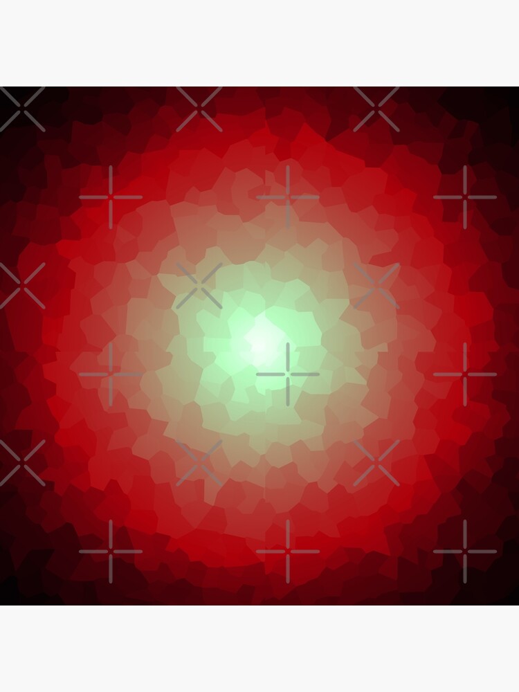 "Red Green Crystals v2" Poster for Sale by Faroth Redbubble