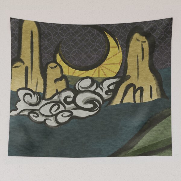 Item preview, Night Sea and Stone designed and sold by Kiwikipedia.