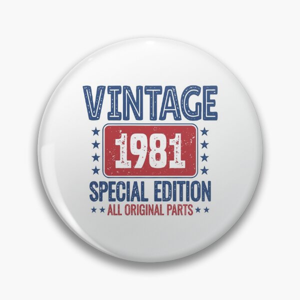 Artikelvorschau, Geschenk zum 40. Geburtstag – Vintage 1981 Sonderausgabe, alle Originalteile im Used-Look entworfen und verkauft von Go-Fun.